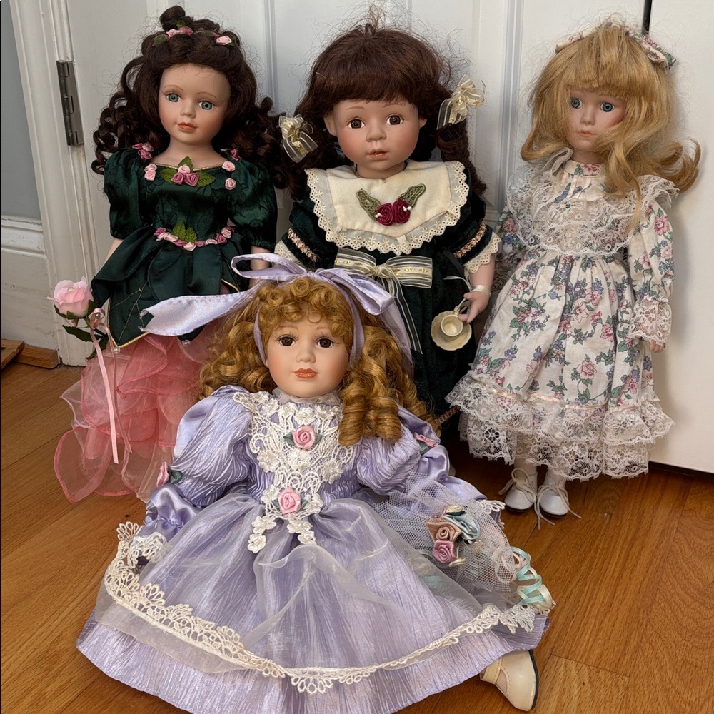 Porcelain dolls to grow a young mind’s imagination.